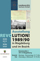 Ausstellungsplakat Revolution! 1989/90 in Magdeburg und im Bezirk